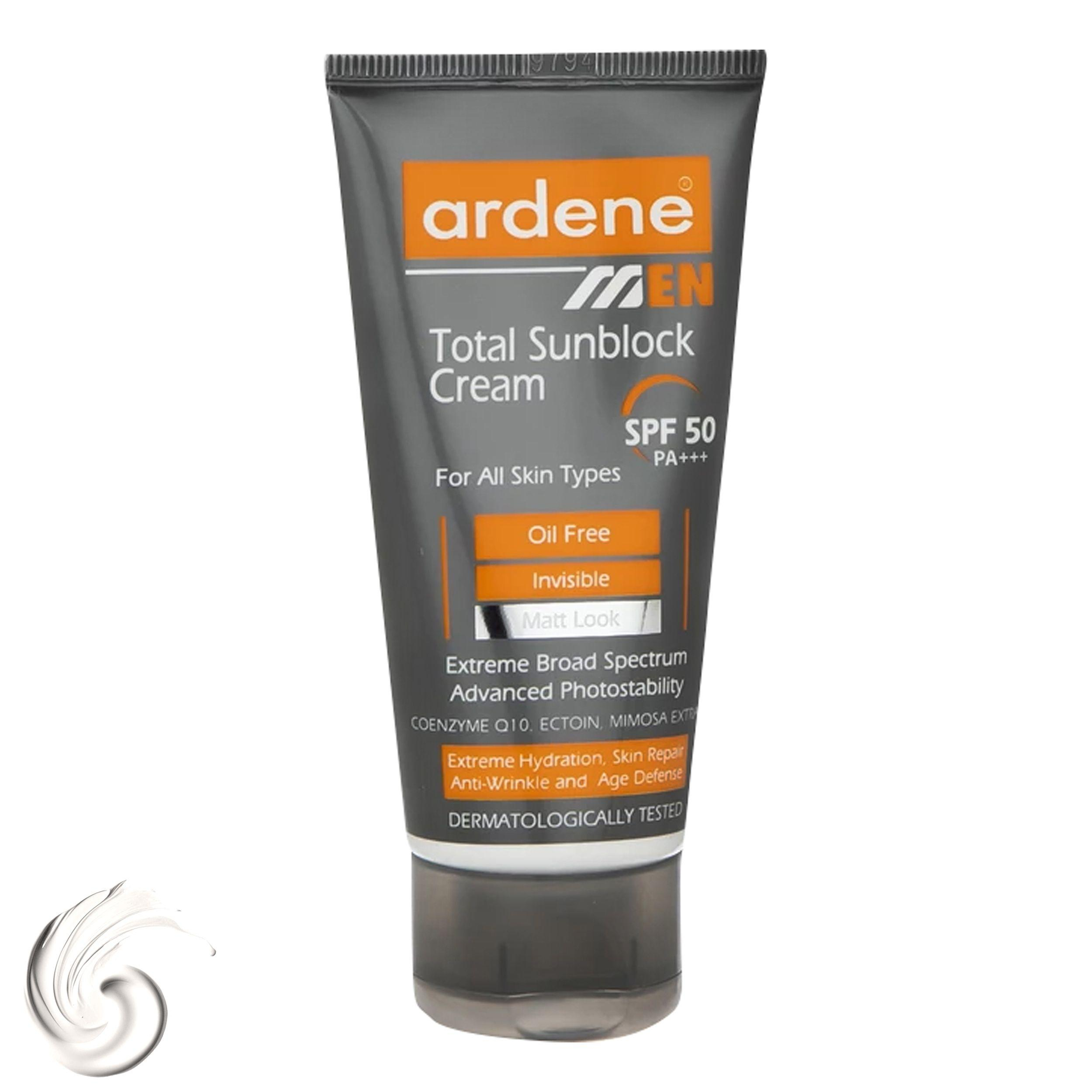 کرم ضد آفتاب SPF50 بی‌رنگ